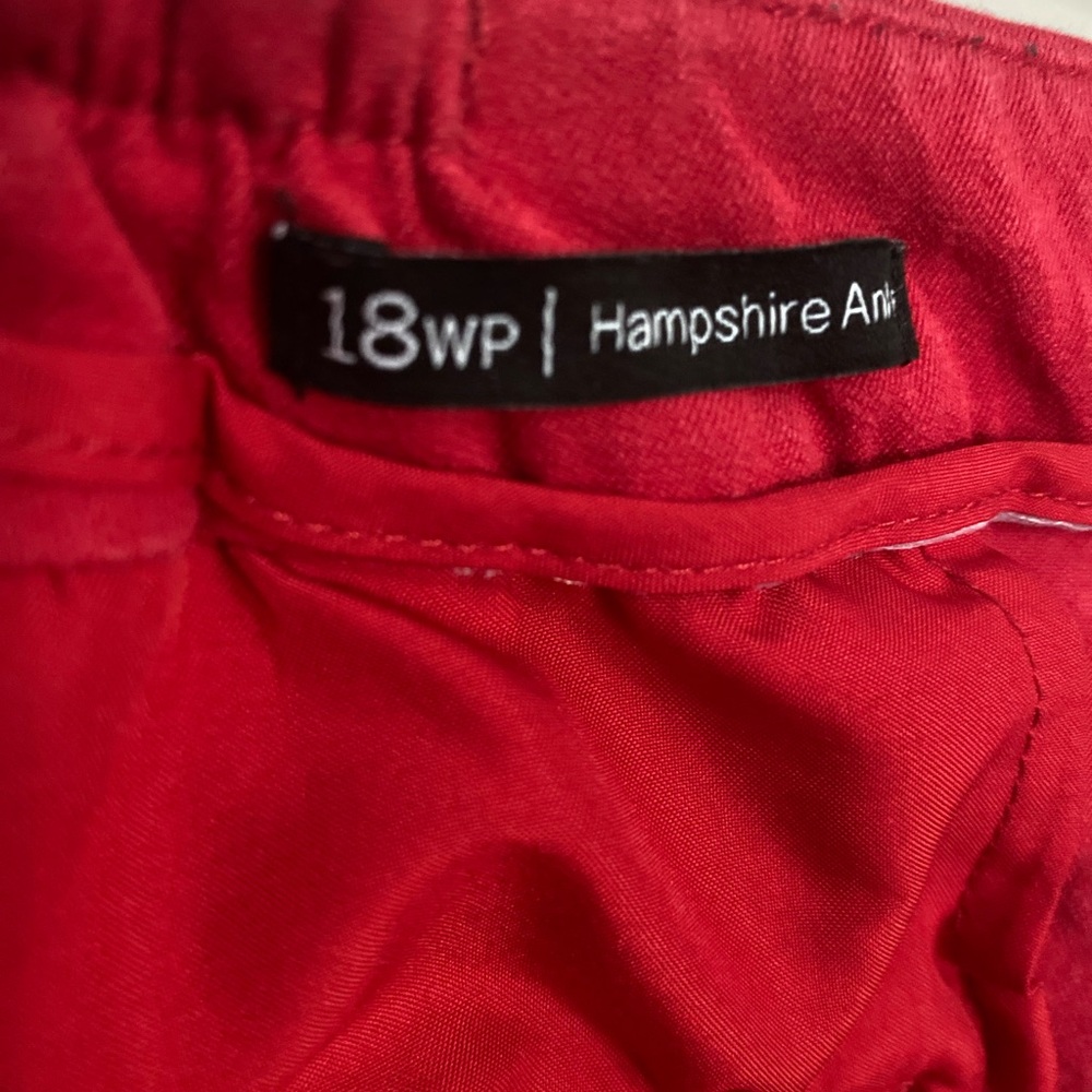 Talbots Bold Red Trousers - Picture 3 of 3